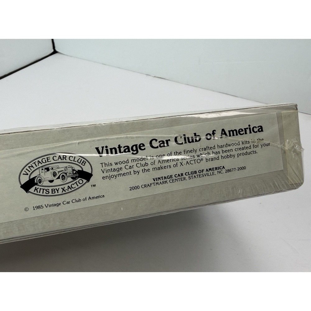 Car Club Of America Wooden Model Kit 1929 Mercedes-Benz SSK Sealed - Picture 3 of 4